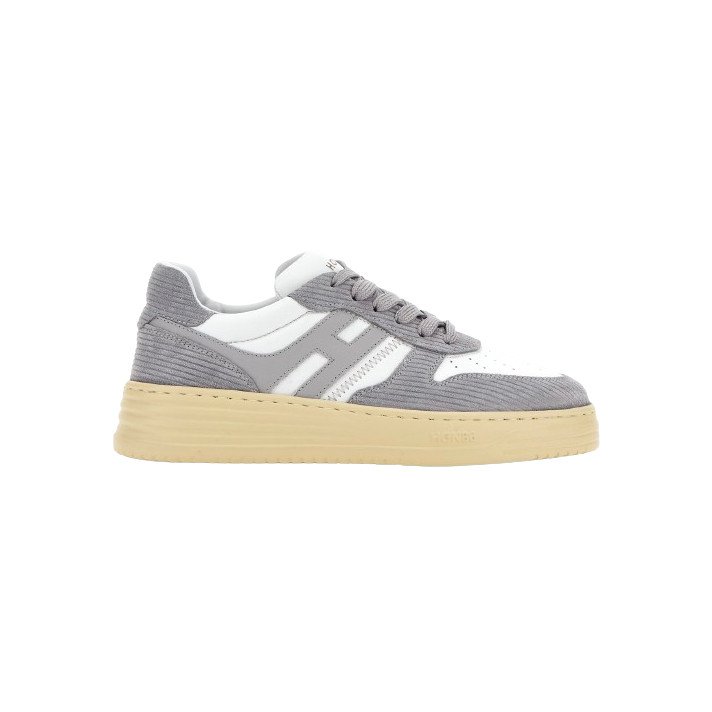 HXW6300  SNEAKERS BLANC/GRIS VELOURS HOGAN