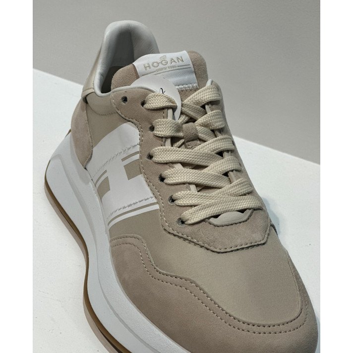 HXW6410 SNEAKERS CUIR BEIGE HOGAN