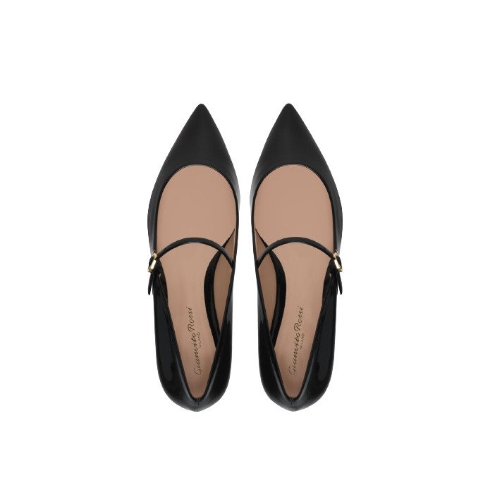 RIBBON JANE VERNIS NOIR GIANVITO ROSSI