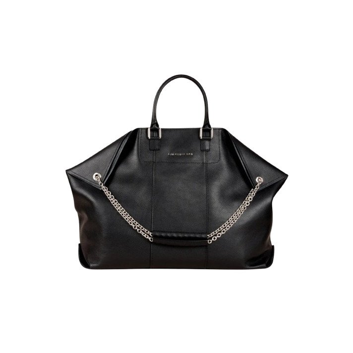 SAC CABAS BIG CHAMALLOW CHAINE NOIR BARBARA BUI