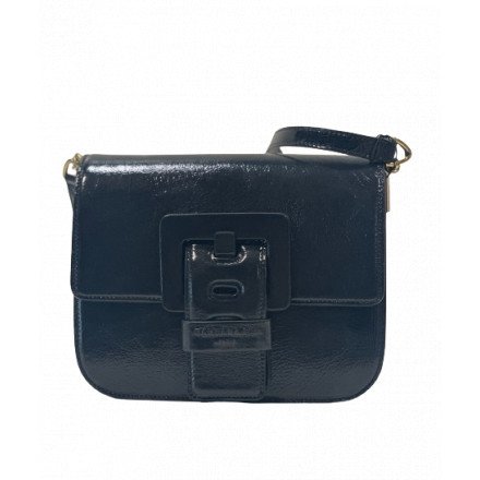 SAC TOUCH ME MEDIUM VERNIS NAVY BARBARA BUI