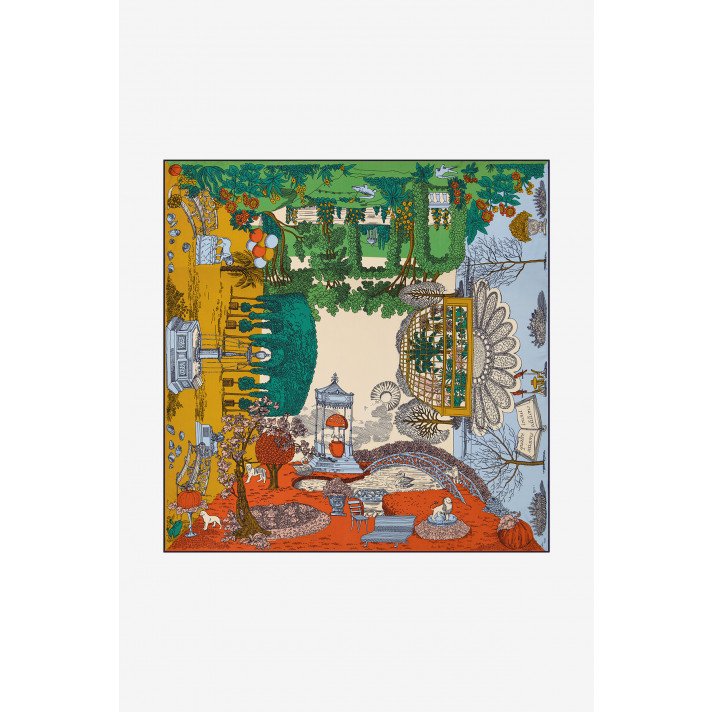 CARRE QUATRE SAISONS 130 NATUREL INOUI EDITIONS