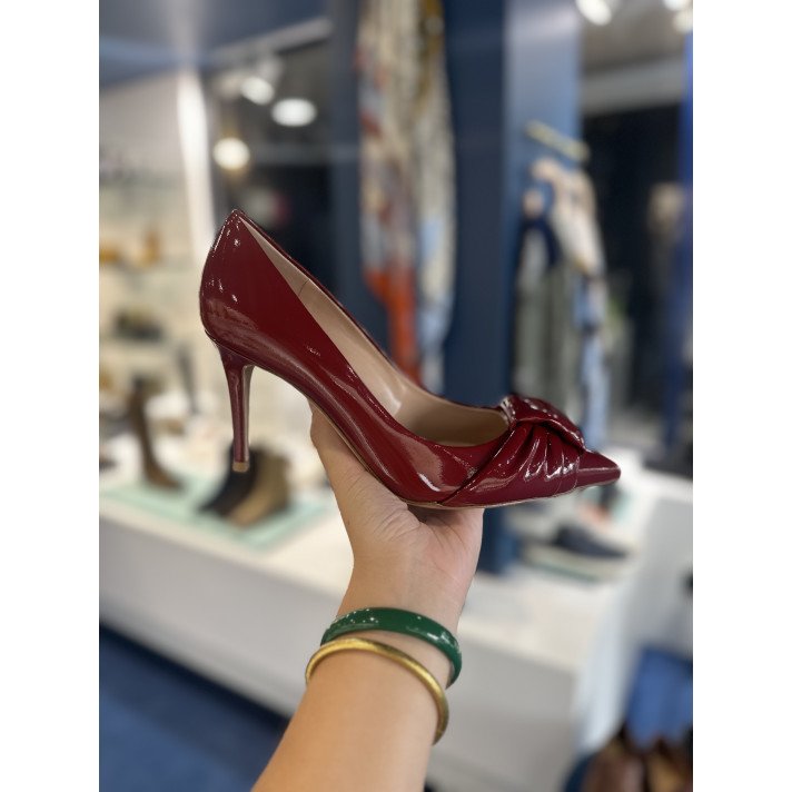 G22317 ESCARPIN VERNIS ROUGE GIANVITO ROSSI