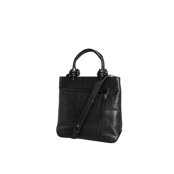 MINI LOOP SOFT CROCO NOIR KAAÏ