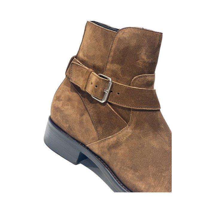 ROMAIN JODHPUR ZIP  BOOT CHATAIGNE JEAN BAPTISTE RAUTUREAU