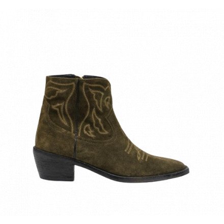 BOTTINES SUEDE VIVIENNE BRONZE CLARIS VIROT