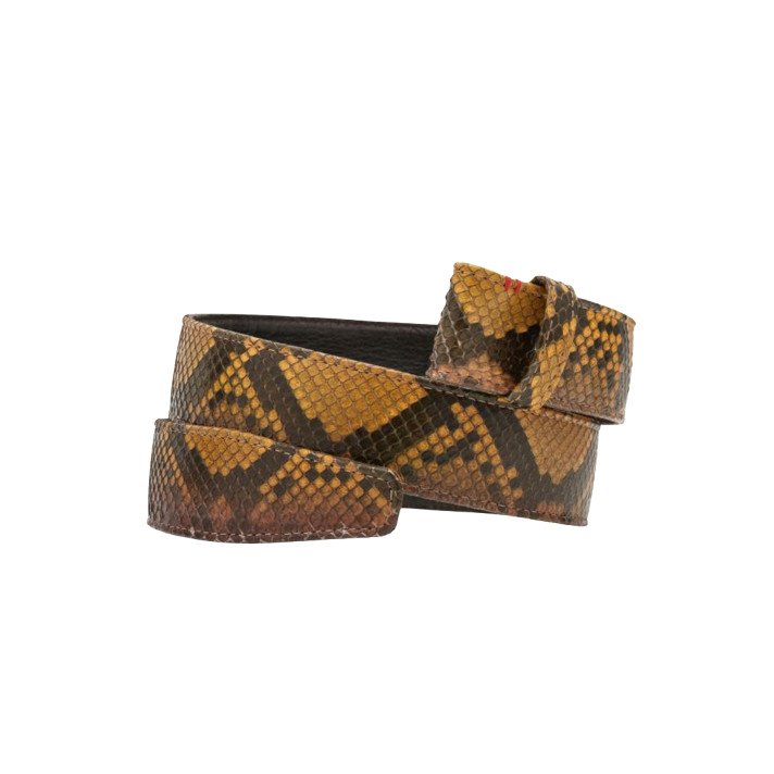 CEINTURE PYTHON OEIL DE TIGRE CLARIS VIROT