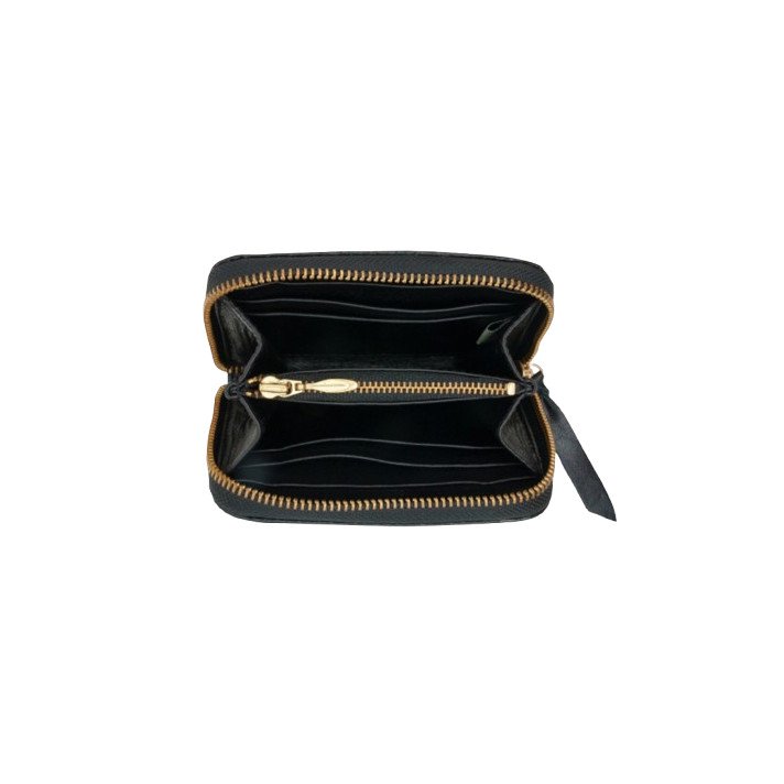 PORTEFEUILLE MINI BOB CUIR VERNIS NOIR CLARIS VIROT