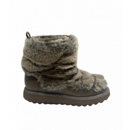 ZEVA GRIS FAUSSE FOURRURE CLERGERIE