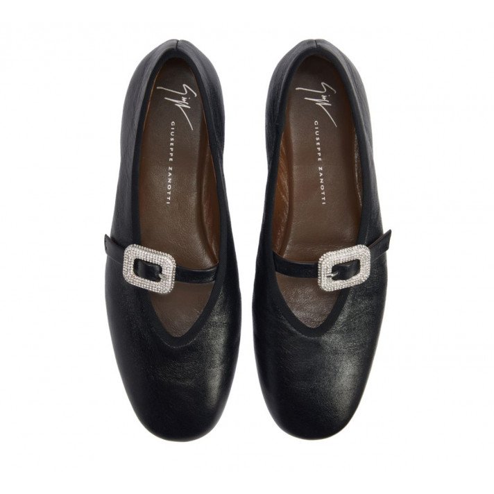 AMANDA 05 BALLERINE NOIR GIUSEPPE ZANOTTI