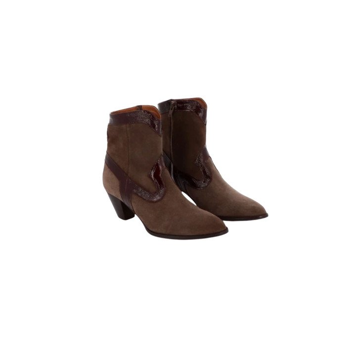 GEORGIA BOOTS NOISETTE SOCQUE PARIS