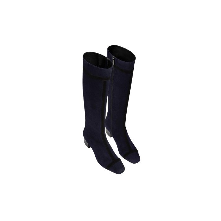 MAGALIE BOTTES BLEU/NOIR CAREL