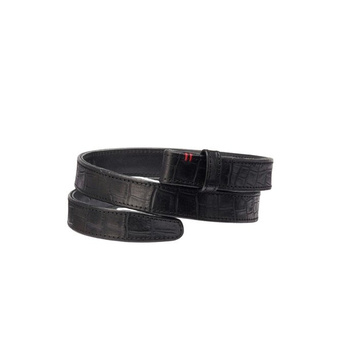 BABY CEINTURE EMBOSSE NOIR CLARIS VIROT