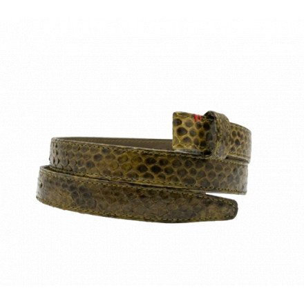 BABY CEINTURE PYTHON KAKI CLARIS VIROT
