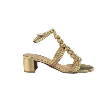 CAPUA SANDAL 45 DORE GIANVITO ROSSI
