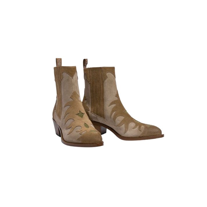 SR 3645 BOOTS FLAMME TABAC SARTORE
