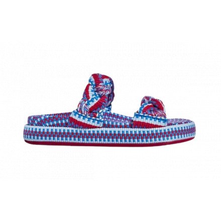 DANIELA MULE BLEU ROUGE AMAMBAIH