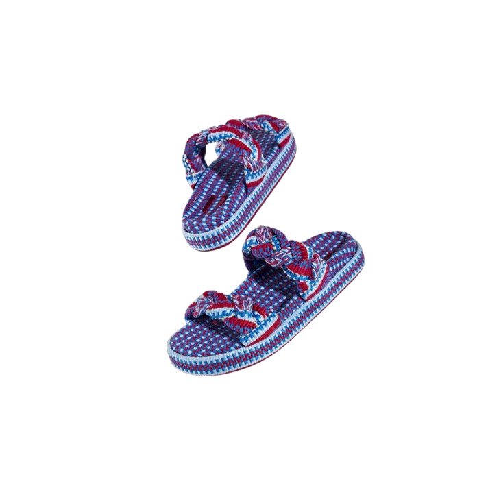 DANIELA MULE BLEU ROUGE AMAMBAIH