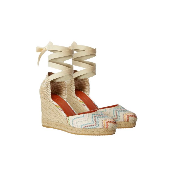 EVA ESPADRILLES COMPENSE 80 MULTICO BLC MISSONI