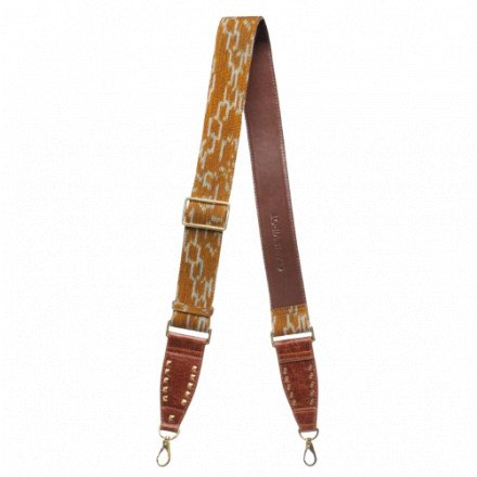 BANDOULIERE TISSUS ENDEK CAMEL/OR CLARIS VIROT