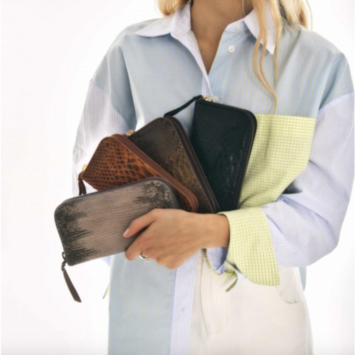 PORTEFEUILLE BOB DARK KAKI CLARIS VIROT