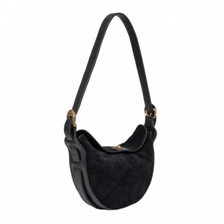 SAC ESTELLE VEAU VELOURS NOIR CLARIS VIROT