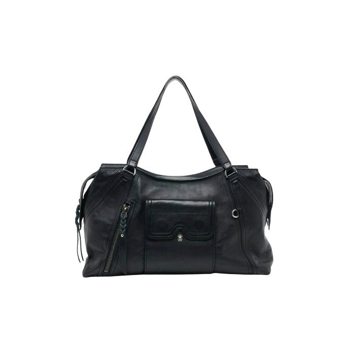 SAC JUNO CUIR NAPPA NOIR CLARIS VIROT