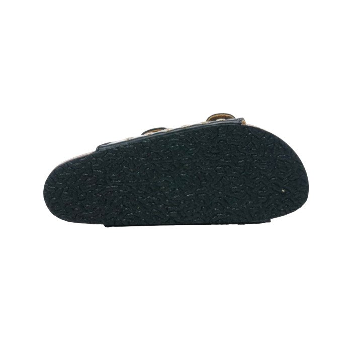 SANDALES ODETTE OEILLETS NOIR CLARIS VIROT