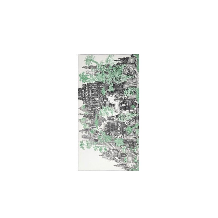 ETOLE 100 WOOL SILK PIRANESI KAKI INOUI EDITIONS