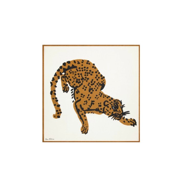 CARRE 100 FELINE BLANC INOUI EDITIONS