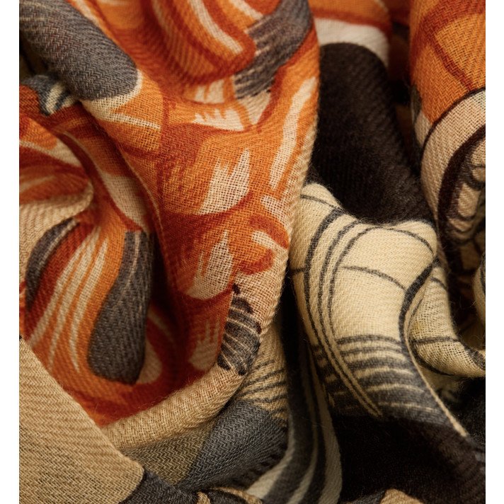 CARRE 130 MANUFACTURE ORANGE INOUI EDITIONS