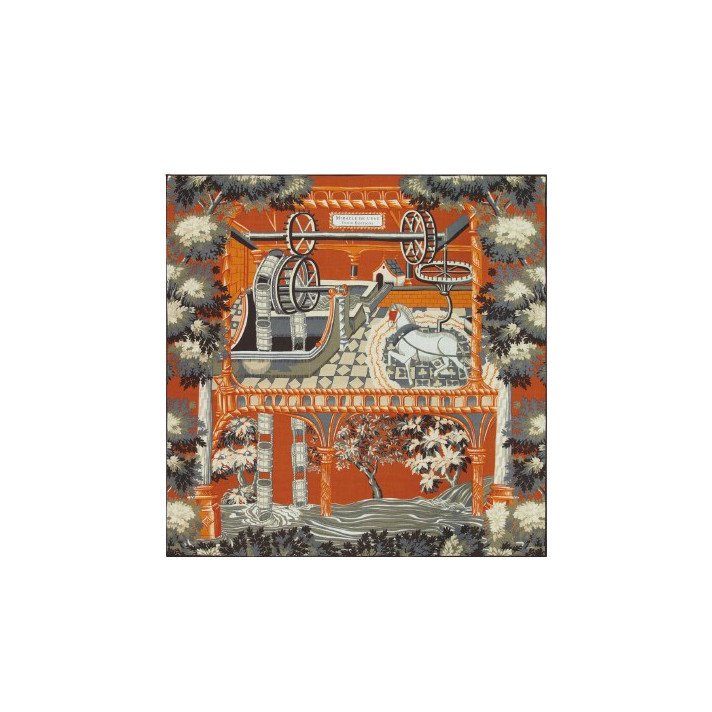 CARRE 130 MANUFACTURE ORANGE INOUI EDITIONS