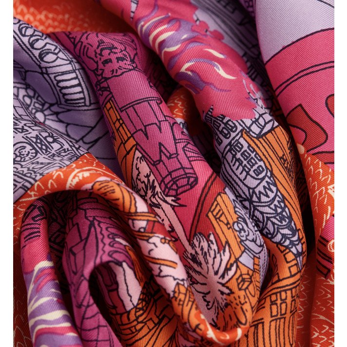 CARRE 65 VEGAS ROUGE INOUI EDITIONS