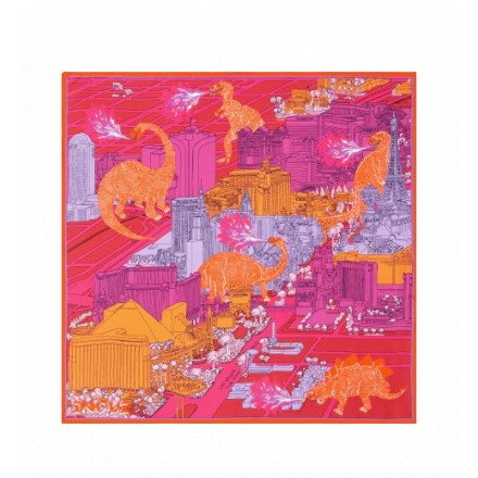 CARRE 65 VEGAS ROUGE INOUI EDITIONS