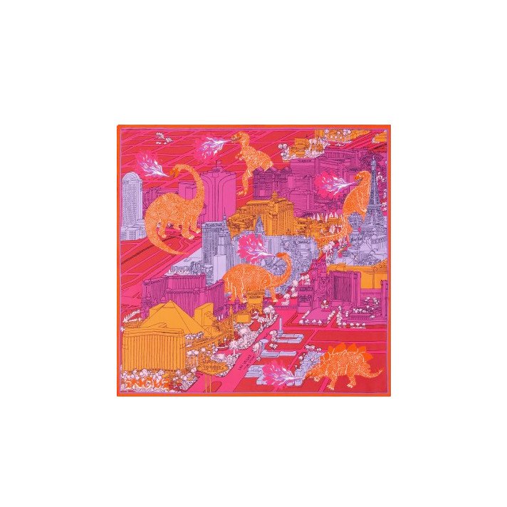 CARRE 65 VEGAS ROUGE INOUI EDITIONS