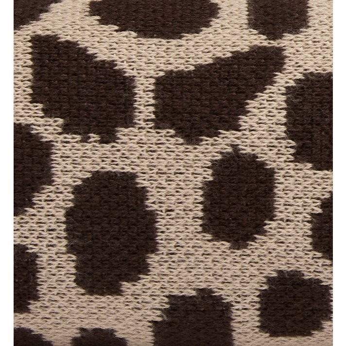 PLAID 130 LEOPARD BEIGE INOUI EDITIONS