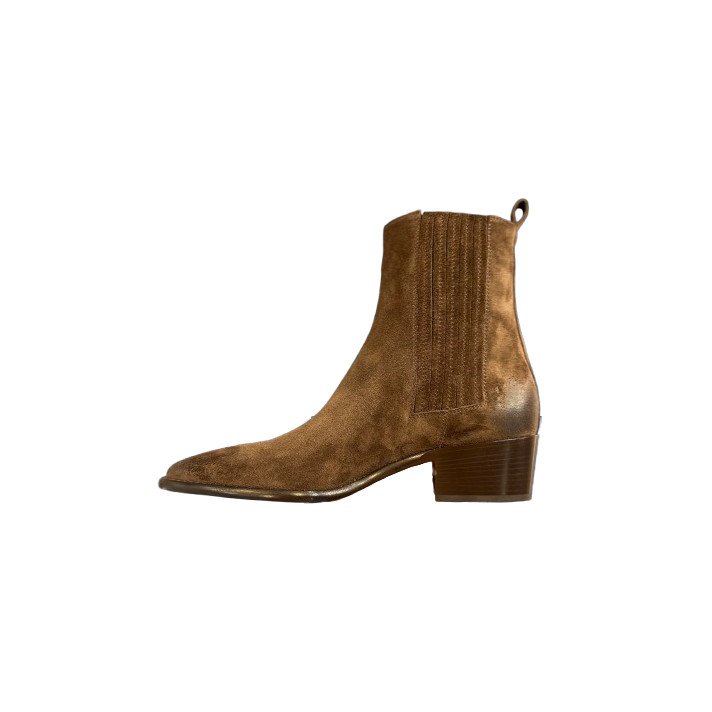 SR40511D VELOUR CORVINO BOOTS MARRON SARTORE