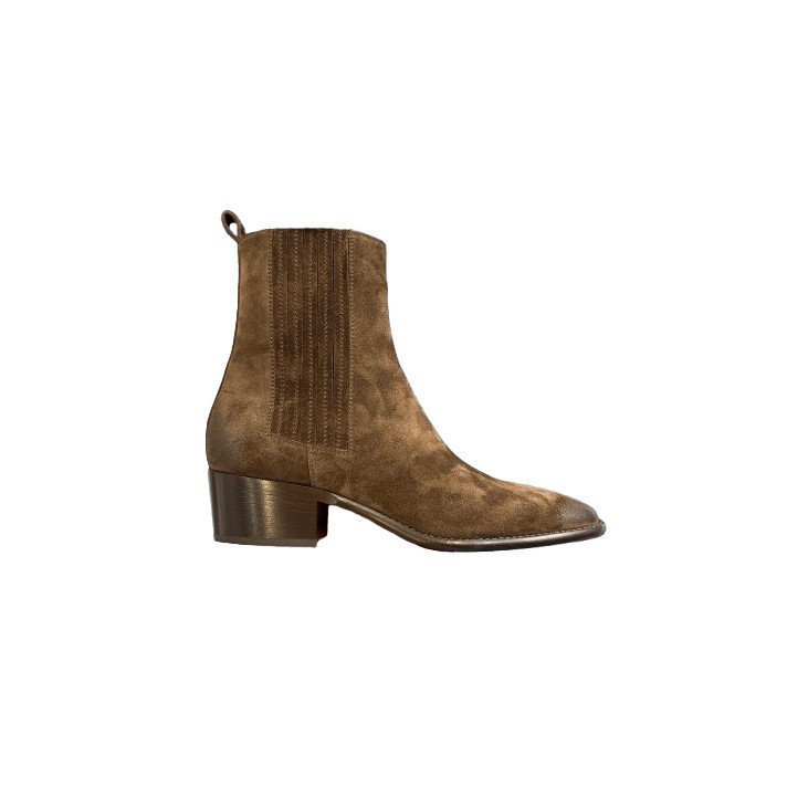 SR40511D VELOUR CORVINO BOOTS MARRON SARTORE