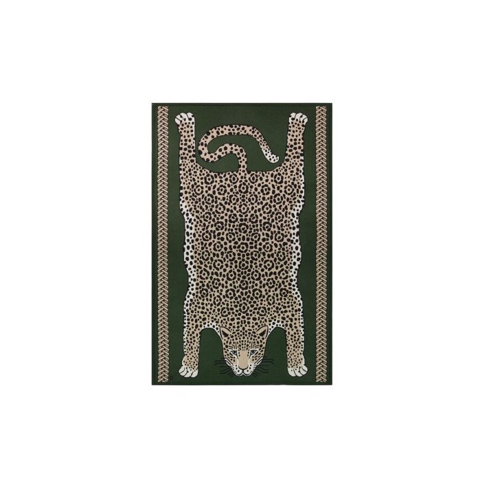 PLAID130 LEOPARD KAKI INOUI EDITIONS