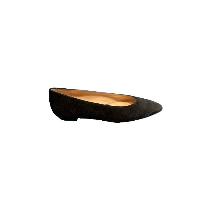AMELIA FLAT DAIM NOIR GIANVITO ROSSI