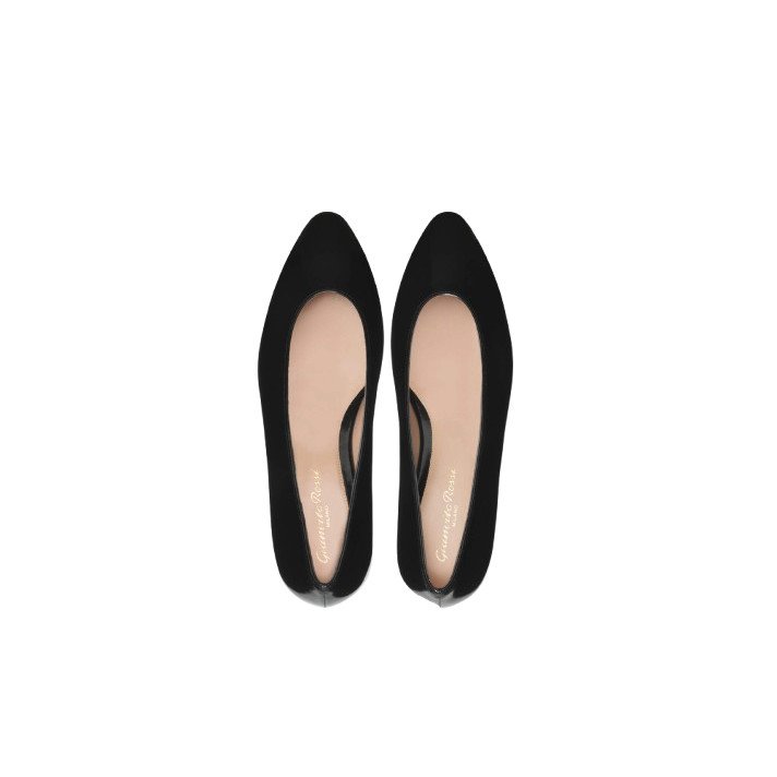 AMELIA FLAT VERNIS NOIR GIANVITO ROSSI