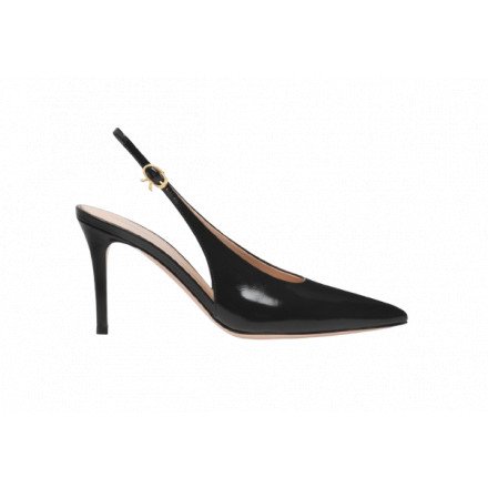 ROBBIE SLING VERNIS 85 NOIR GIANVITO ROSSI
