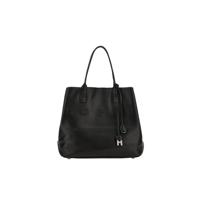 SAC SHOPPING NOIR HOGAN