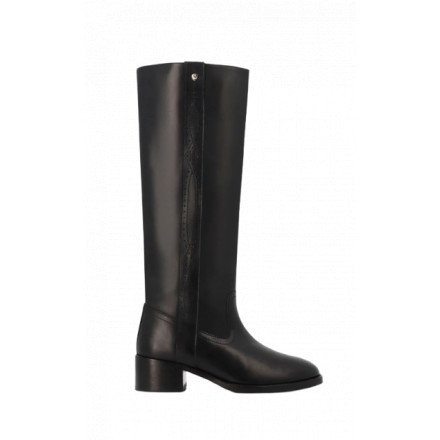 BOTTES DUNE CUIR NOIR SOCQUES