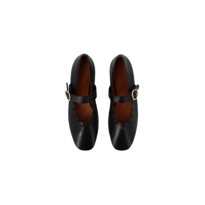 BALLERINE GINGER NOIR SOCQUE