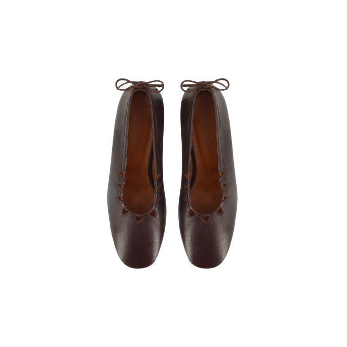 BALLERINE MOUNE CHOCO SOCQUE