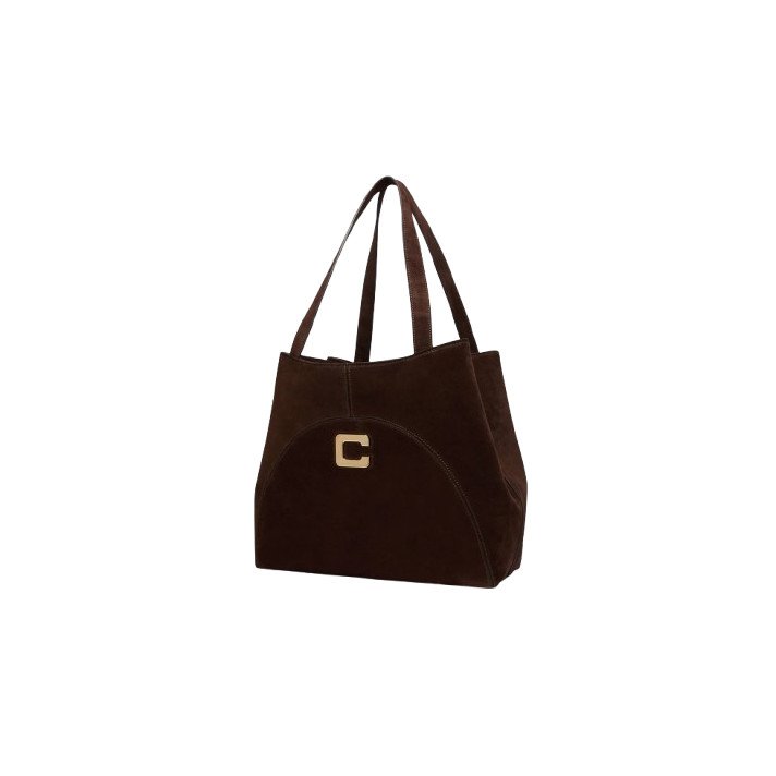 SAC CLEMENCEAU SUEDE MARRON CAREL