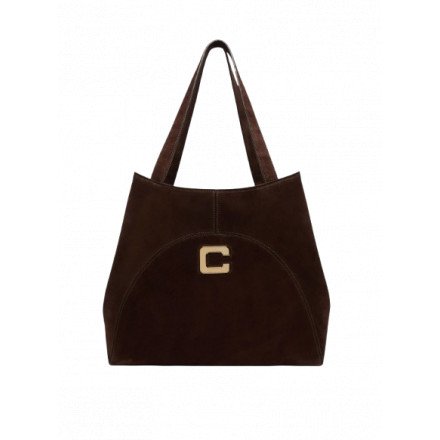 SAC CLEMENCEAU SUEDE MARRON CAREL