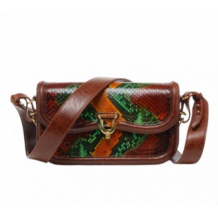 MANON BAGUETTE PYTHON OASIS CLARIS VIROT