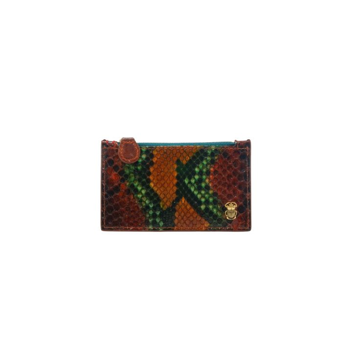 PORTE CARTE HELENA PYTHON OASIS CLARIS VIROT